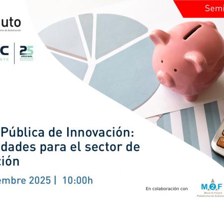 Webinar: Compra Pública de Innovación: oportunidades para el sector de automoción
