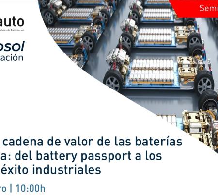 Webinar: La nueva cadena de valor de las baterías en España